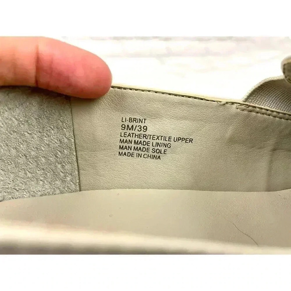 Lori Goldstein Slip On Shoes Sz 9 M Ash Grey Leather Cushion Womens Brint - Picture 4 of 8